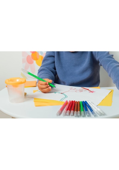 Bıc Kids Magic Silinebilir Keçeli Boya Kalemi 18'li Set 15 Renk + 3 Silgi Kalemi, Yıkanabilir, 5 Yaş Ve Üzeri Çok Renkli