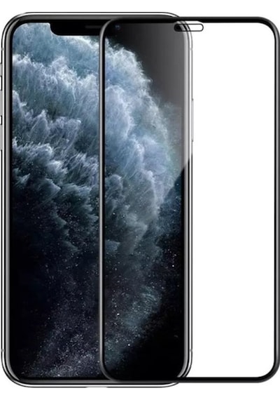 Apple Uyumlu   iPhone 11 Pro Tam Kaplayan Kırılmaz Temperli Ekran Koruyucu Cam