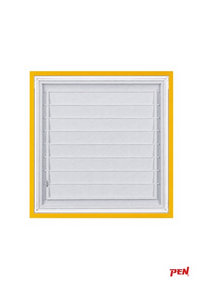 Alüminyum Banyo Wc Havalandırma Menfezi 40x40 Beyaz Seri