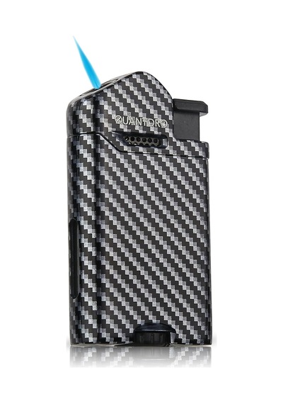 Quantoro Metal Jet Çakmak Black Carbon Çok Renkli