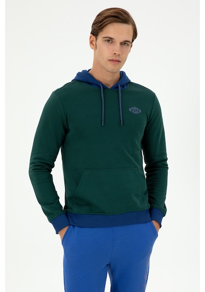 U.s. Polo Assn. Erkek Koyu Yeşil Sweatshirt 50293440-vr079 Koyu Yeşil