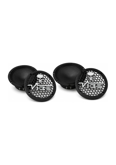 Vibe Black Death 20cm Hoparlör Kapağı - Vibe Logolu Kaliteli Plastik Midrange Hoparlör Kapak 20 Cm -
