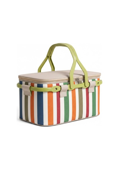 25 Lt Piknik Sepeti 1308 Picnic Bag -330 Karışık/Çok Renkli