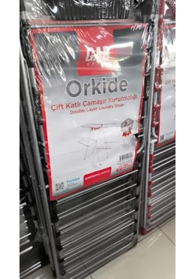 Gab Orkide Çamaşır Kurutmalığı Yaşam Boyu, Laundry Drying Çok Renkli
