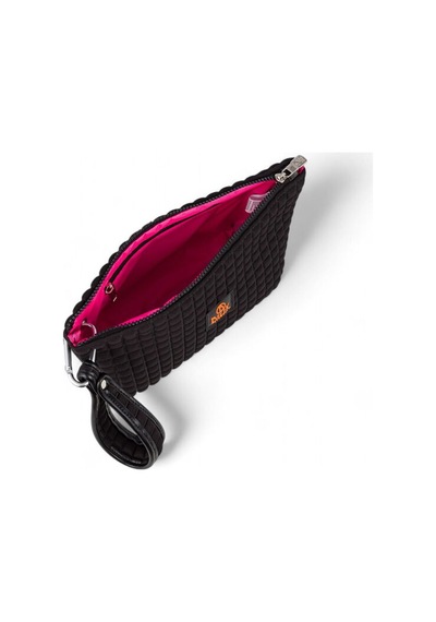 Bilik Deri Scuba Siyah Kadın Portföy & Clutch Çanta Yeliz Siyah