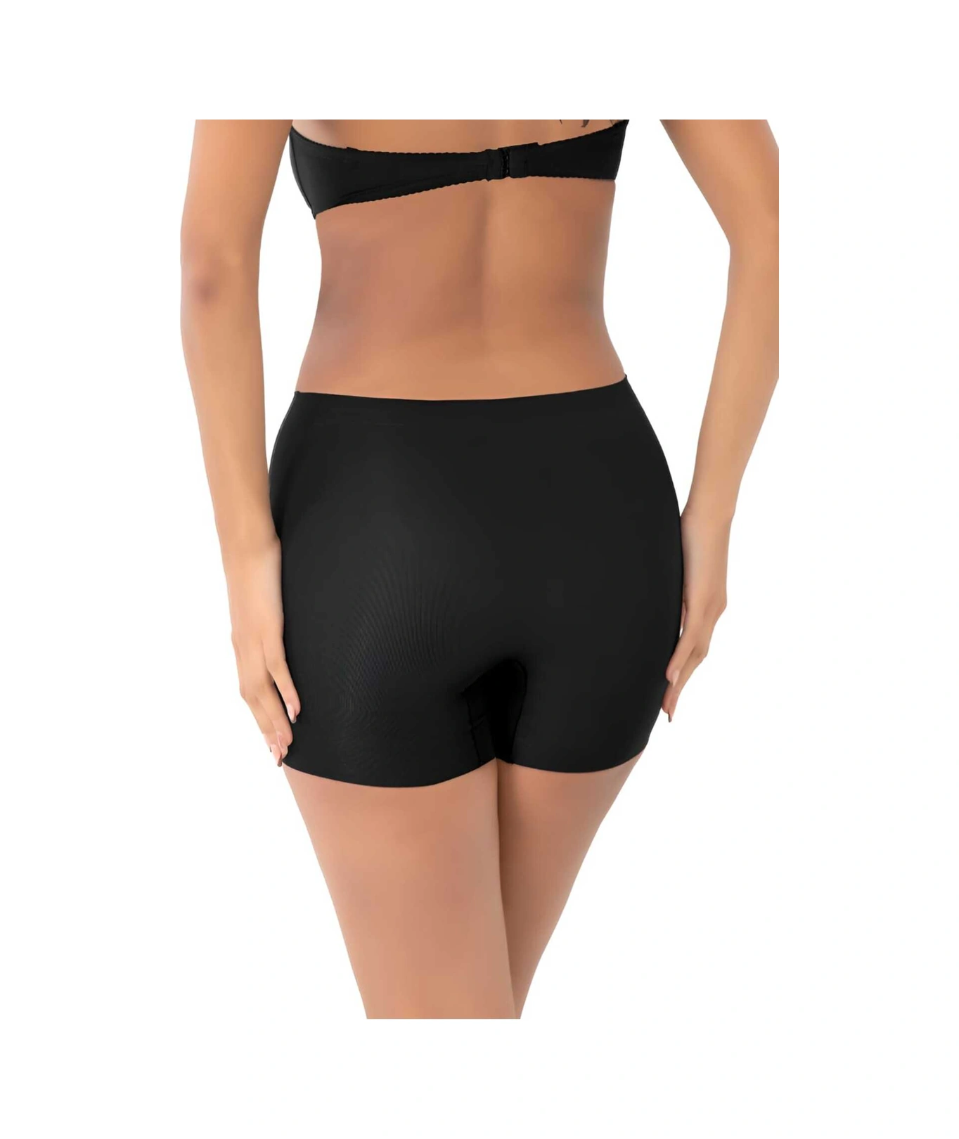 Tezzgelsin Kadın Lazer Kesim Ve Toparlayıcı Yüksek Bel Boxer Korse 3'lü Set Siyah