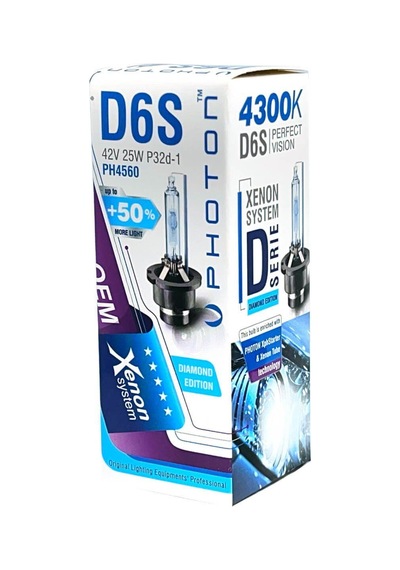 D6S 4300K +%50 Fazla Işık OEM Ampul