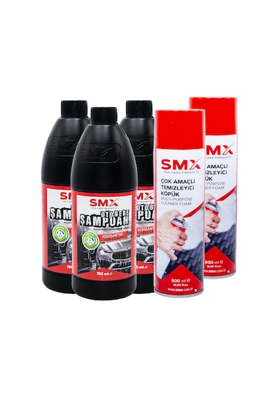 Oto Bebe Şampuanı 3 Adet + Çok Amaçlı Temizleyici Köpük 2 Adet