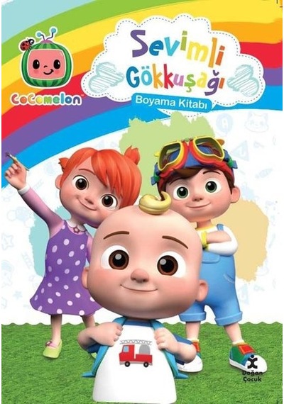 Cocomelon Sevimli Gökkuşağı Boyama Kitabı- Doğan Çocuk