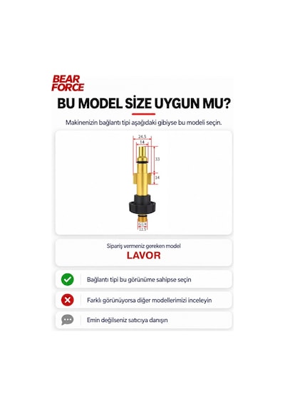 Robeve Bear Force Foam Lance Köpük Yapıcı Aparat 1l Köpük Aparatı Basınçlı Yıkama Makineleri Için Köpük Aparatı Çift Nozzle İle Birlikte Foam Canon Lavor Uyumlu