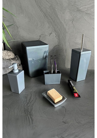 Primanova Biga Banyo Seti - Gri Gri