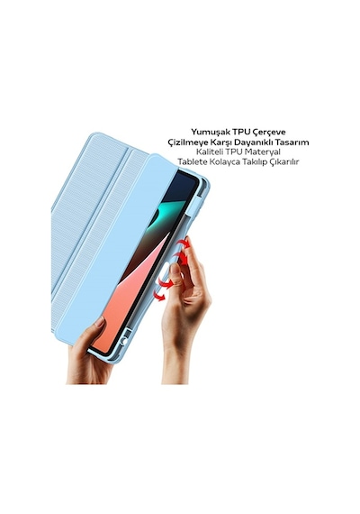 Dux Ducis Xiaomi Uyumlu Mi Pad 5 - 5 Pro Kılıf Kalem Bölmeli Toby Serie
