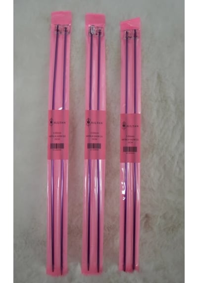 Metal Kazak Şiş 35cm 3 No 3'lü Set