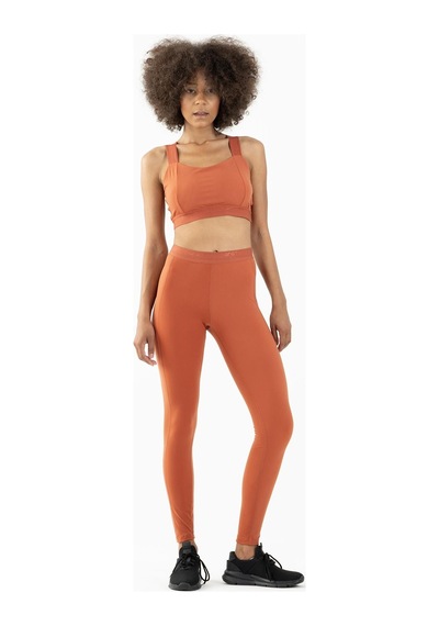 Maraton Active Slimfit Kadın Fitness Kiremit Tayt 22259-kiremit
