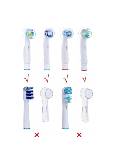Oral-B Diş Fırçaları için 2 Adet Koruma Kapağı Koruyucu Kapak Diğer