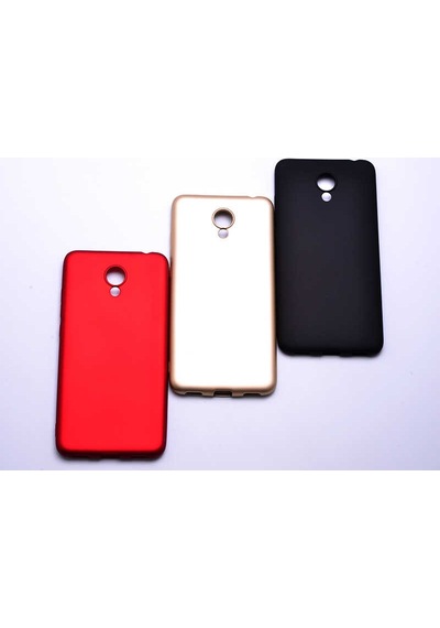 Meizu M6 Kılıf Zore Premier Silikon Kapak Gold
