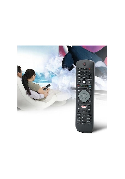 Philips Uyumlu Smart Tv Netflix Tuşlu Led Tv Kumandası
