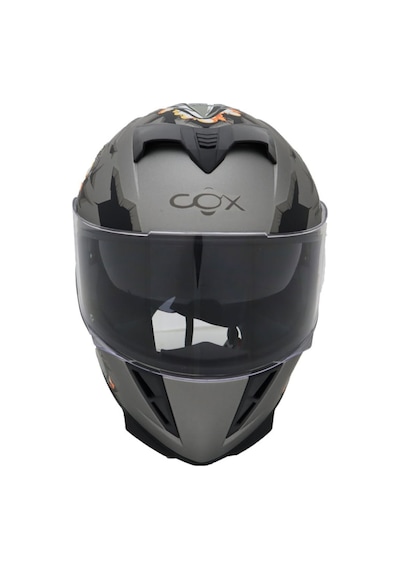 Cox Güneş Vizörlü Kapalı Kask Sr-F Boom Mat
