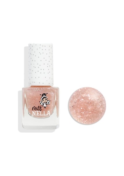 Miss Nella - Pembe Glitter Son Kat Soyulabilir Oje