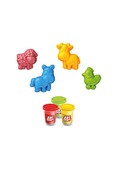 03993 Art Craft Çiftlik Hayvanları Hamur Set 168 Gr -fentoys Çok Renkli