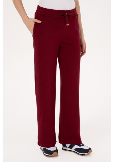 U.s. Polo Assn. Kadın Bordo Eşofman Altı 50307797-vr014 Bordo