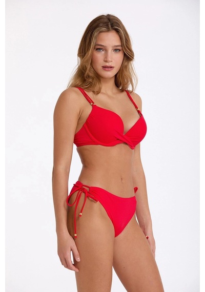 Angbutik Argento 1482-3028 Kadın Double Push-up Bikini Takımı Kırmızı