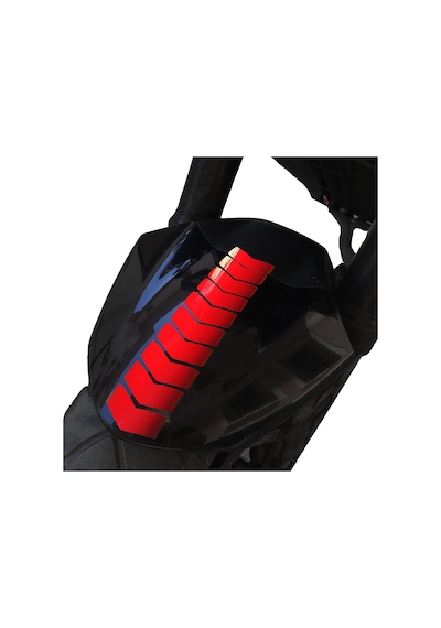 Ok Tasarımlı Bayrak Kırmızı Çamurluk Kask Sticker Çınar Extreme