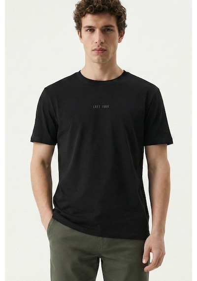 Loft Lf2042271 Erkek Kısa Kol T-shirt Siyah