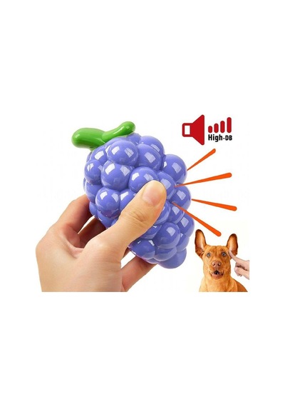 Nunbell Aromalı Ve Sesli Üzüm Köpek Oyuncağı