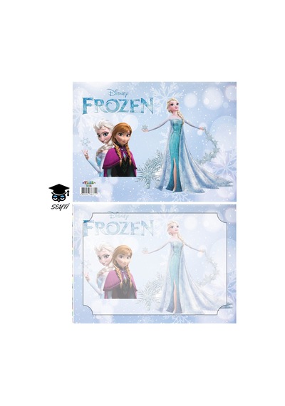 10 Adet Karne Kılıfı 24x33 Cm Frozen Desenli Yüksek Gramaj Kartona Baskılı