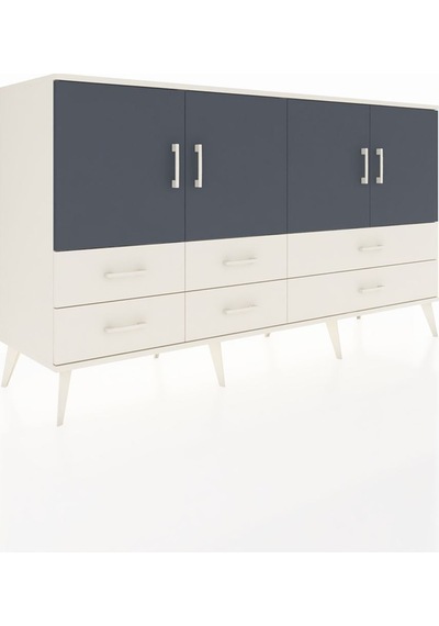 Hyperion Konsol 6 Raflı 6 Çekmeceli 4 Kapaklı 176x44x99 Aytaşı-antrasit/aytaşı Aytası/antrasıt - Aytası Hyperion Konsol 6 Raflı 6 Çekmeceli 4 Kapaklı 176x44x99 Aytaşı-antrasit/aytaşı Aytası/antrasıt - Aytası