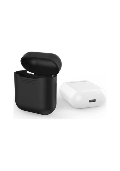 Airpods 1. Nesil 2016 A1523-a1722-a1602 Uyumlu Kılıf Standart Silikon Kılıf - Gri - T5439
