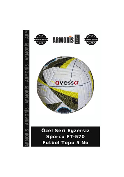 Özel Seri Egzersiz Sporcu Ft-570 Futbol Topu 5 No Çok Renkli