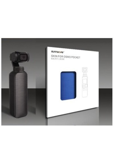 DJI Osmo Pocket için Metalik Siyah Renk Su Geçirmez Koruyucu Film