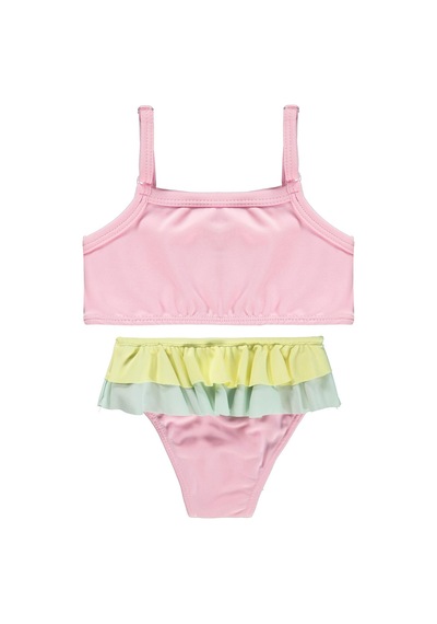 Civil Baby Kat Kat Fırfırlı 6-18 Ay Mayo - Pembe