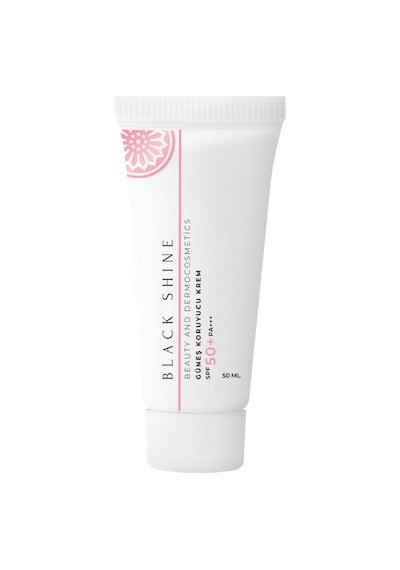 Black Shine Spf 50+ Yüz Güneş Kremi - Normal Ve Kuru Ciltler Için Leke Karşıtı Günlük Kullanım 50 Ml