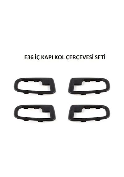 BMW E36 İç Kapı Kol Çerçevesi Seti Takımı 4 Adet