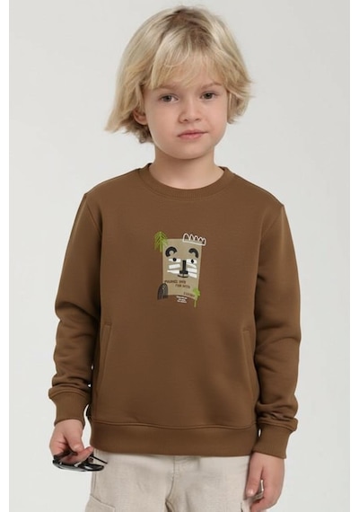 Xo Kids Erkek Çocuk Swaetşirt 1-4 Yaş 49602 Haki