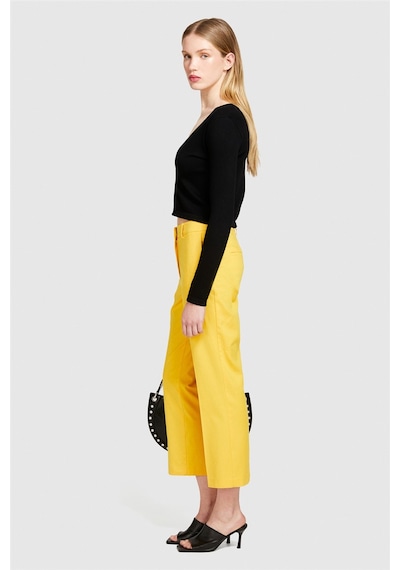 Sisley Streç Pamuklu Pileli Pantolon Kadın 38r Pantolon - 324p4ıullf02y