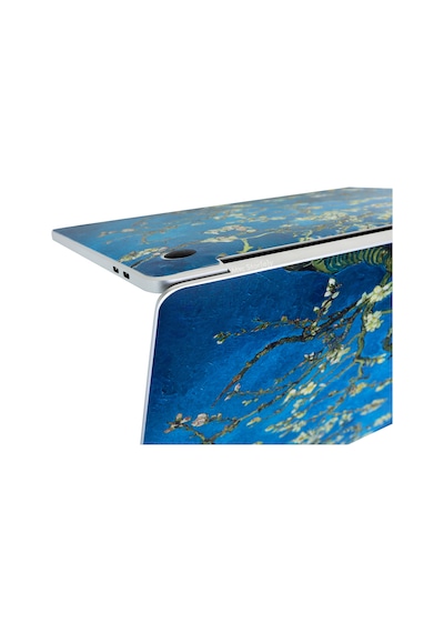Apple Uyumlu MacBook Air M1 Kılıf Flower03nl Yapıştırma Laptop Koruyucu Kaplama Sticker A2337 İle AÇIK YEŞİL