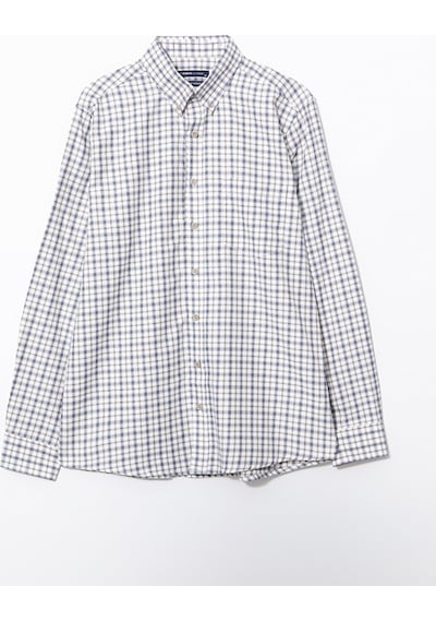 Lcwaıkıkı Classic Bej Regular Fit Uzun Kollu Ekose Gabardin Erkek Gömlek