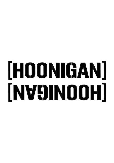 Hoonigan Mini Sticker Etiket Modeli
