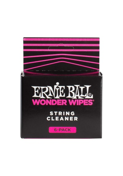 Ernie Ball P04277 Gitar Tel Temizleyici Wonder Wipes String Cleaner 6-pack