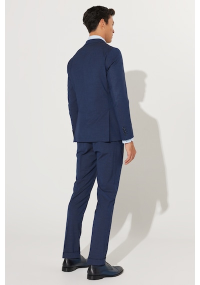 Altınyıldız Classıcs Erkek Lacı Ekstra Slim Fit Dar Kesim Mono Yaka Desenli Takım Elbise