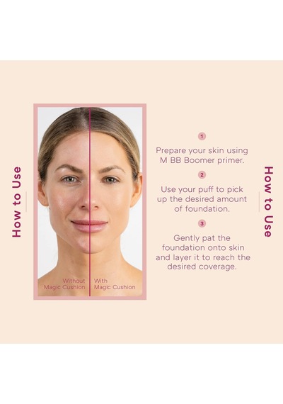 Aydınlık Görünüm Sunan Spf50+ Pa+++ Cushion Fondöten 15g Magic Cushion Moist Up No.23 Çok Renkli