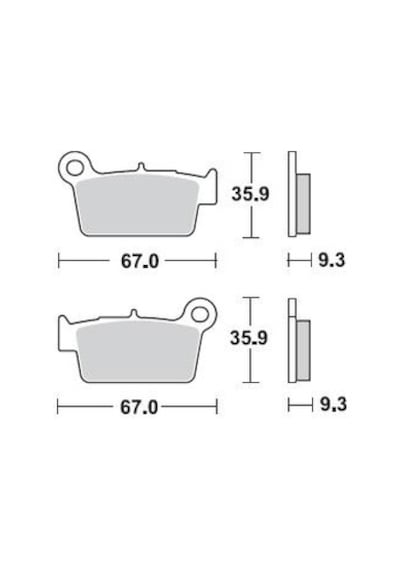 Tm En F 450 Brakıng Arka Fren Balatası 2005 - 2014 890Cm44