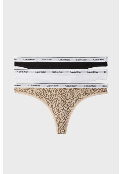 Calvin Klein Pamuklu Logolu 3 Pack Külot Lv00qd52093rn Bayan Külot Lv00qd5209 3rn Siyah-beyaz-leopar Calvin Klein Pamuklu Logolu 3 Pack Külot Lv00qd52093rn Bayan Külot Lv00qd5209 3rn Siyah-beyaz-leopar