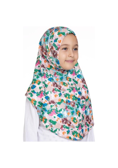 Hürrem Bone Zümrüt Pratik Hazır Geçmeli Genç Tesettür Bone Jakar Desenli Hijab 2408 37 Zümrüt