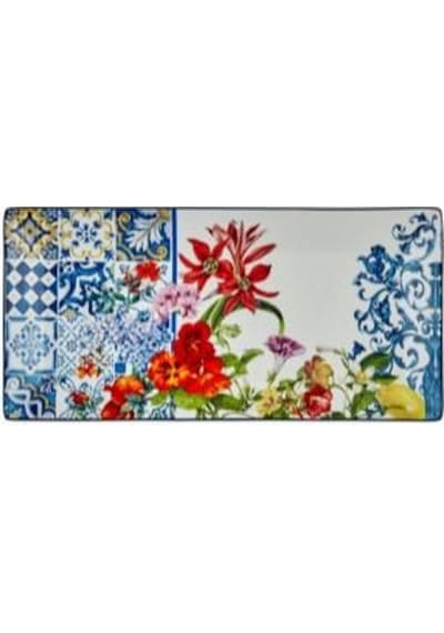 Lamedore Italy Garden 2lı Buyuk Dıkdortgen Tabak 30x15 Cm 1bsf-1752ıg