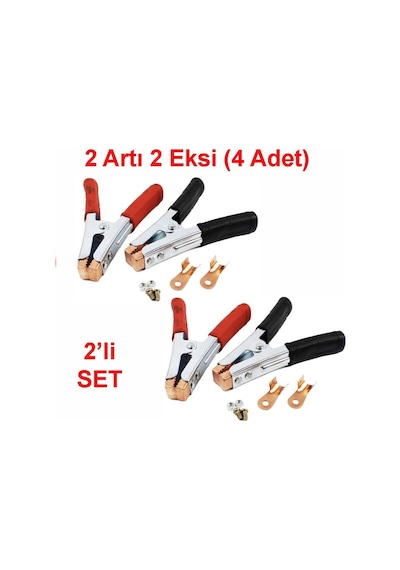 Gpr Akü Takviye Kablo Maşası Kablo Maşa 4 Lü Set Gerçek